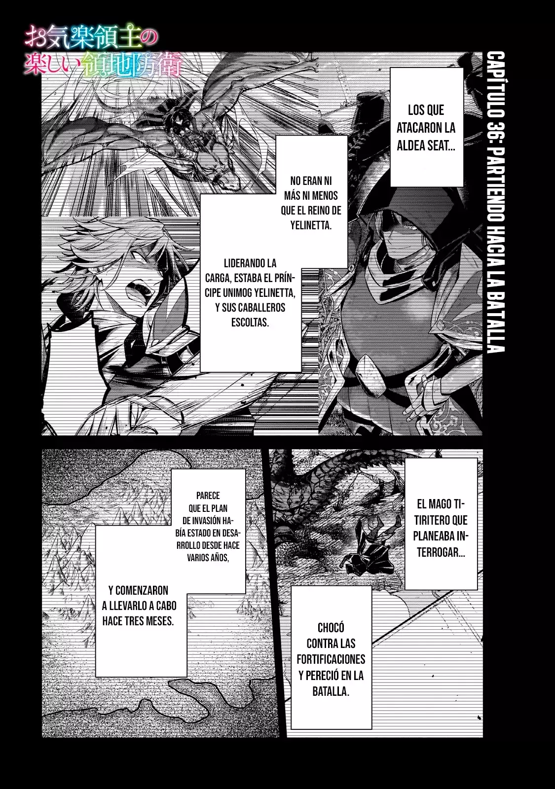 Read Okiraku Ryoushu no Tanoshii Ryouchi Bouei ES Manga Online