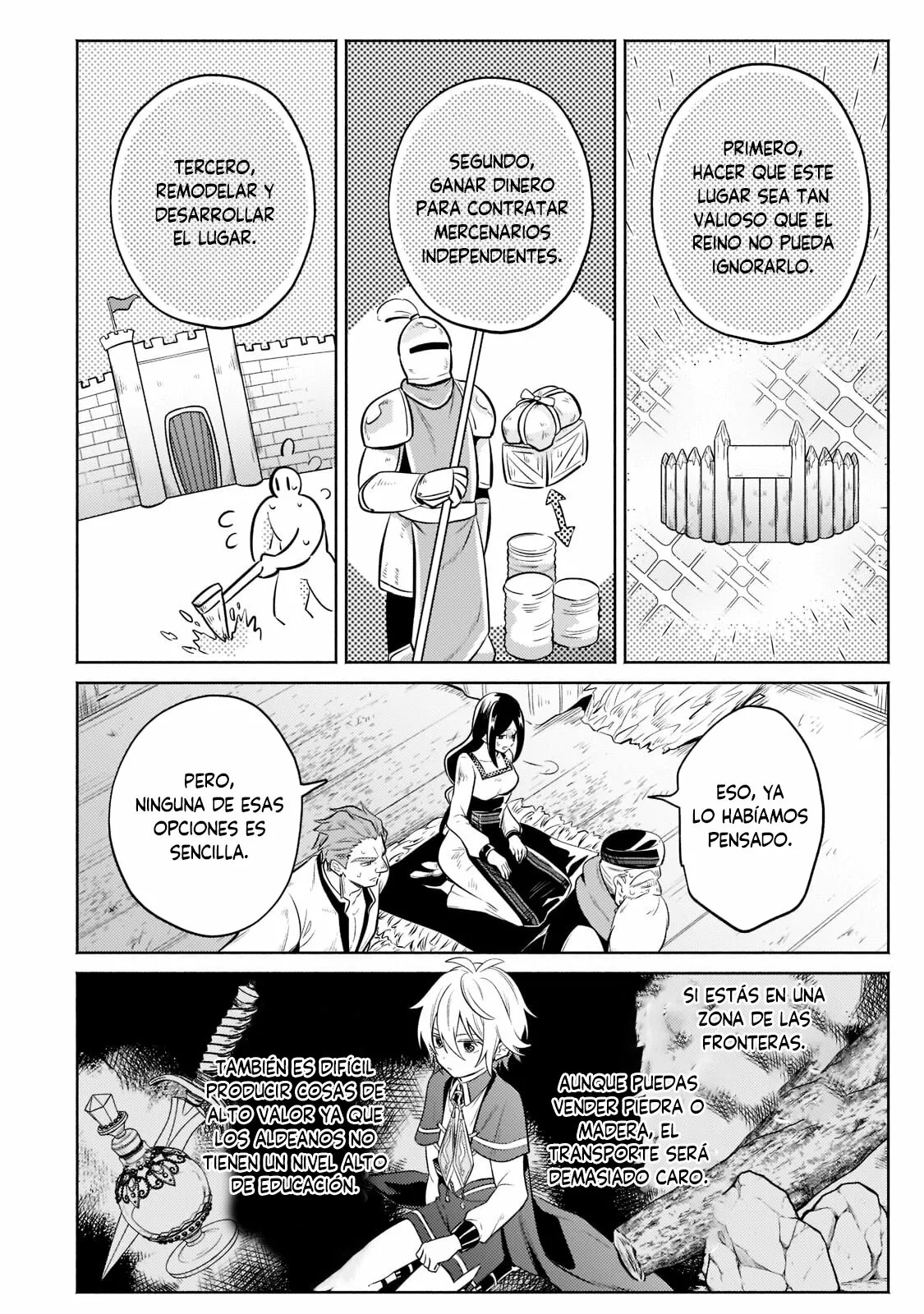 Read Okiraku Ryoushu no Tanoshii Ryouchi Bouei ES Manga Online