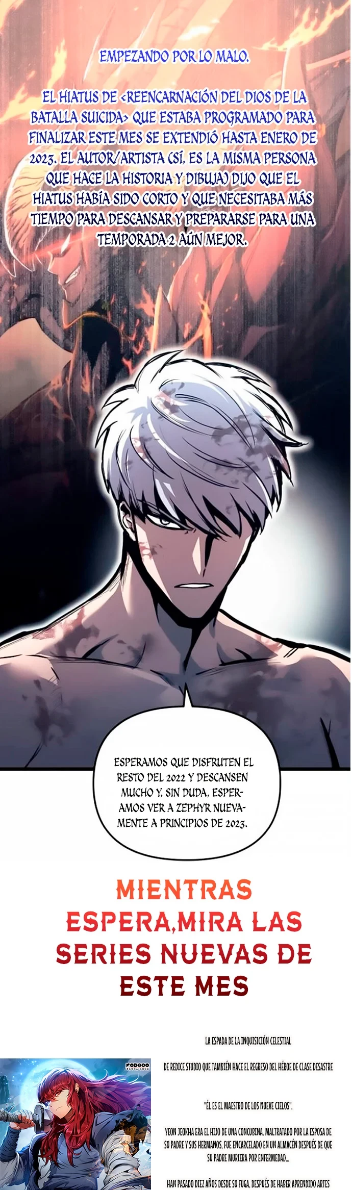 Read Reencarnacion del Dios de la Batalla Suicida ES Manga Online