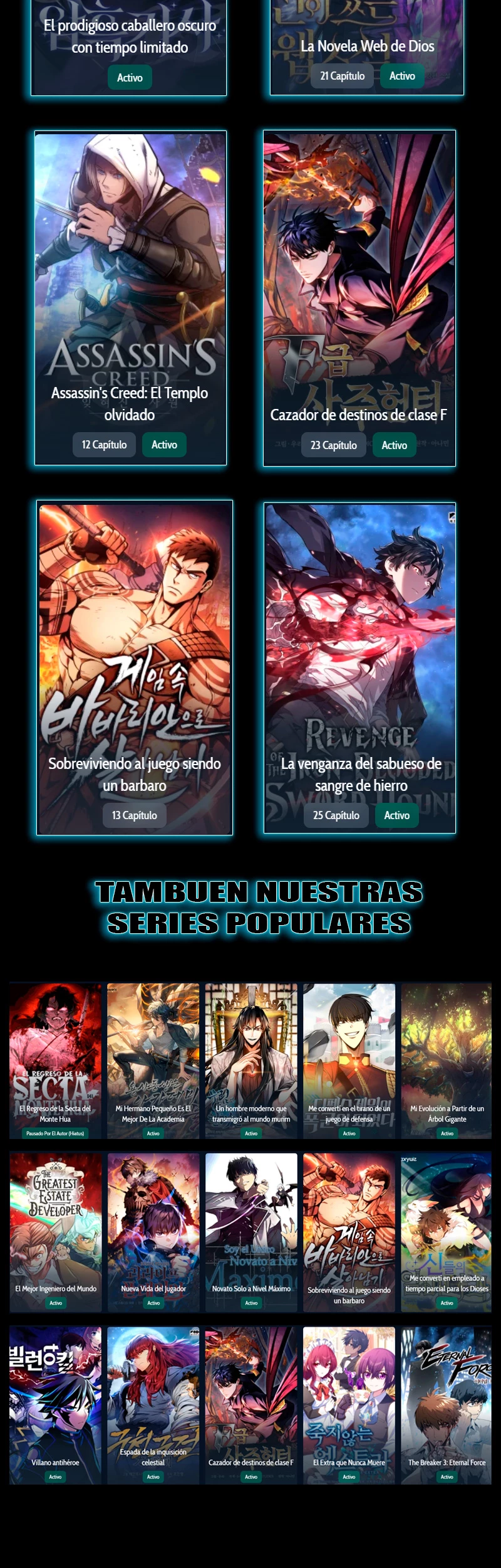 Read Reencarnacion del Dios de la Batalla Suicida ES Manga Online