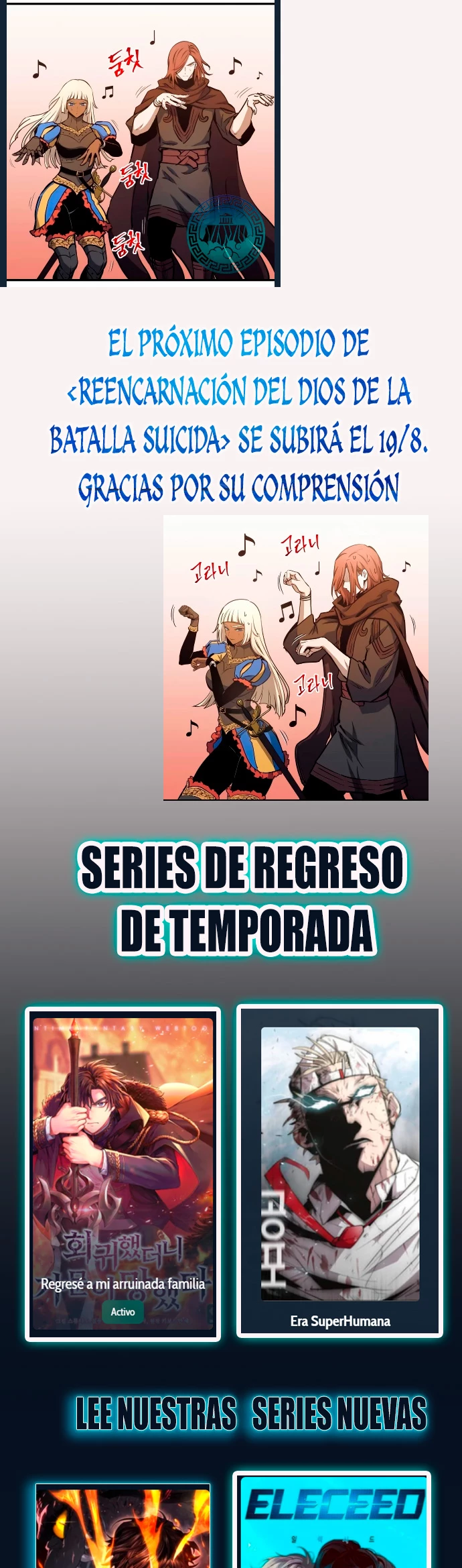 Read Reencarnacion del Dios de la Batalla Suicida ES Manga Online