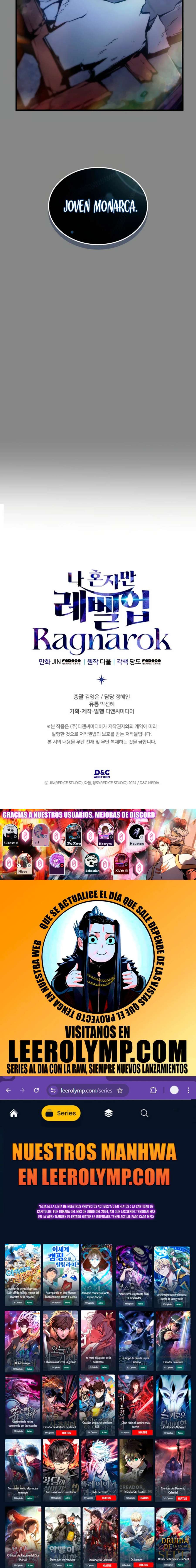 Read Solo Leveling  Ragnarok ES Manga Online