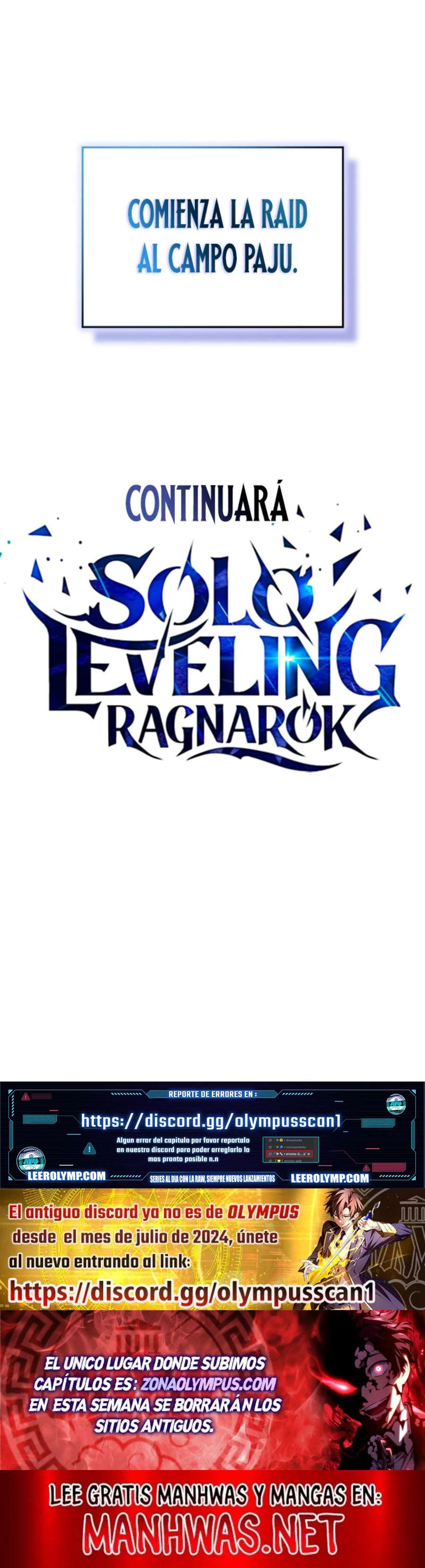 Read Solo Leveling  Ragnarok ES Manga Online