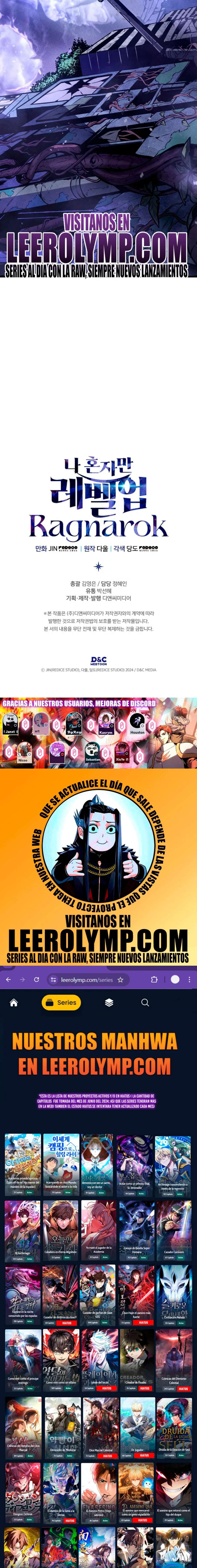 Read Solo Leveling  Ragnarok ES Manga Online