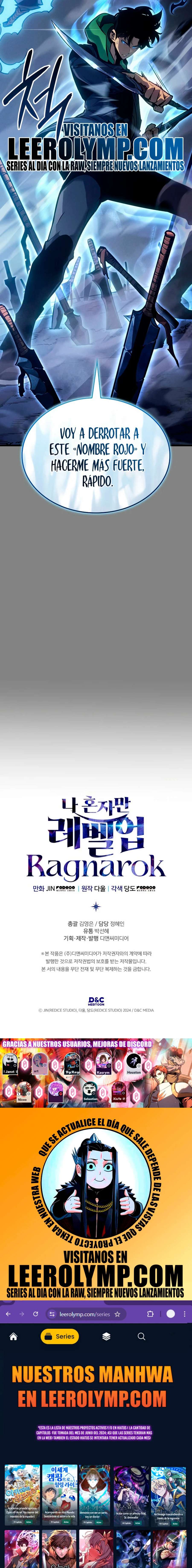 Read Solo Leveling  Ragnarok ES Manga Online