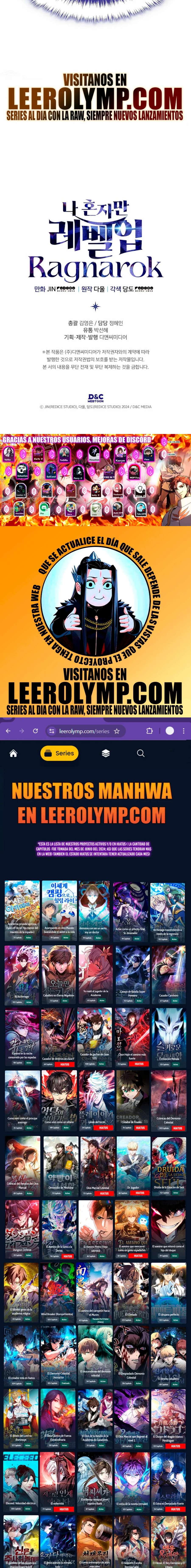 Read Solo Leveling  Ragnarok ES Manga Online