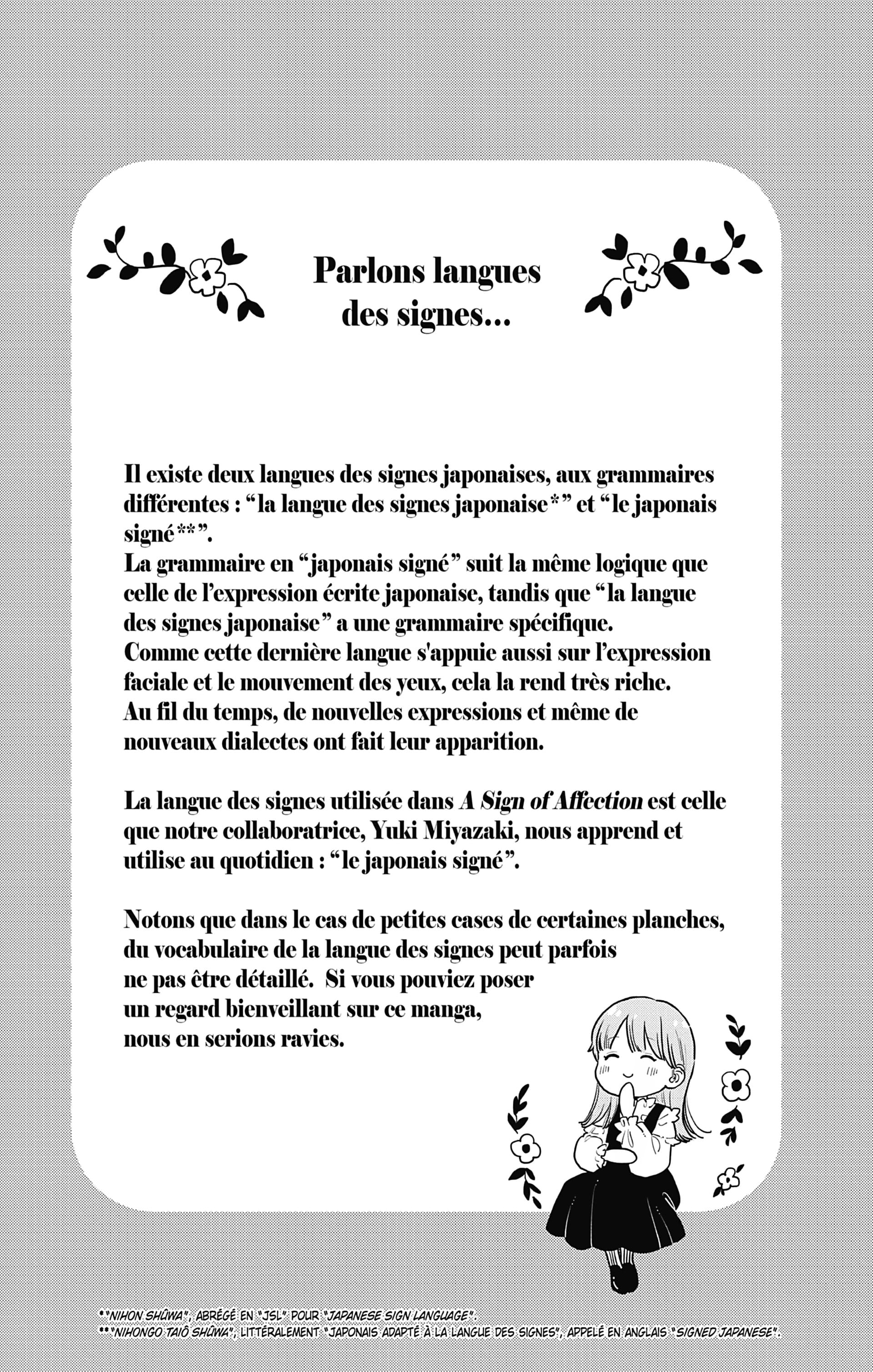 Read A sign of affection FR Manga Online