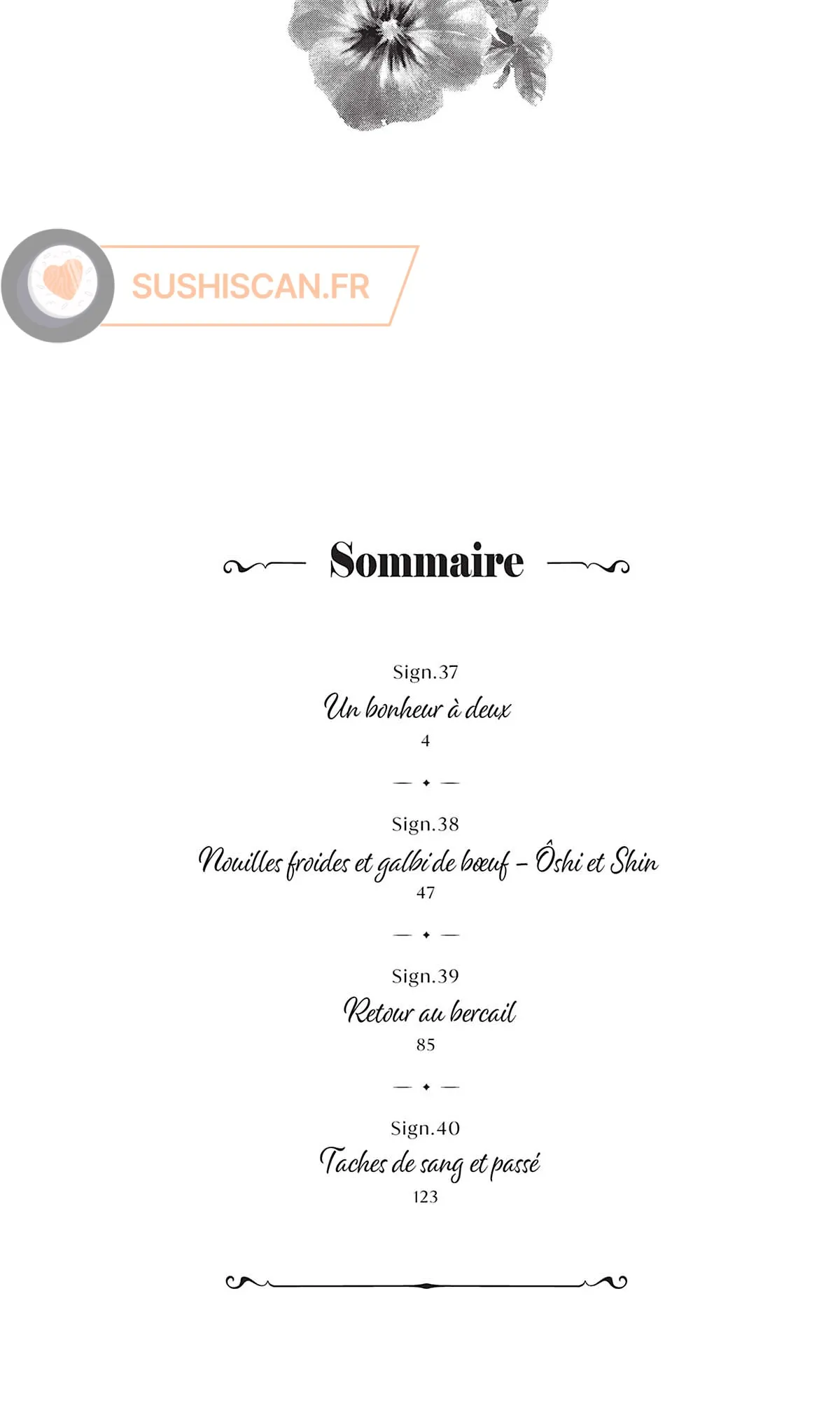 Read A sign of affection FR Manga Online