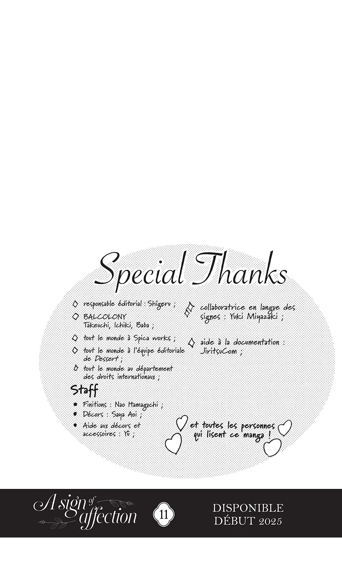 Read A sign of affection FR Manga Online