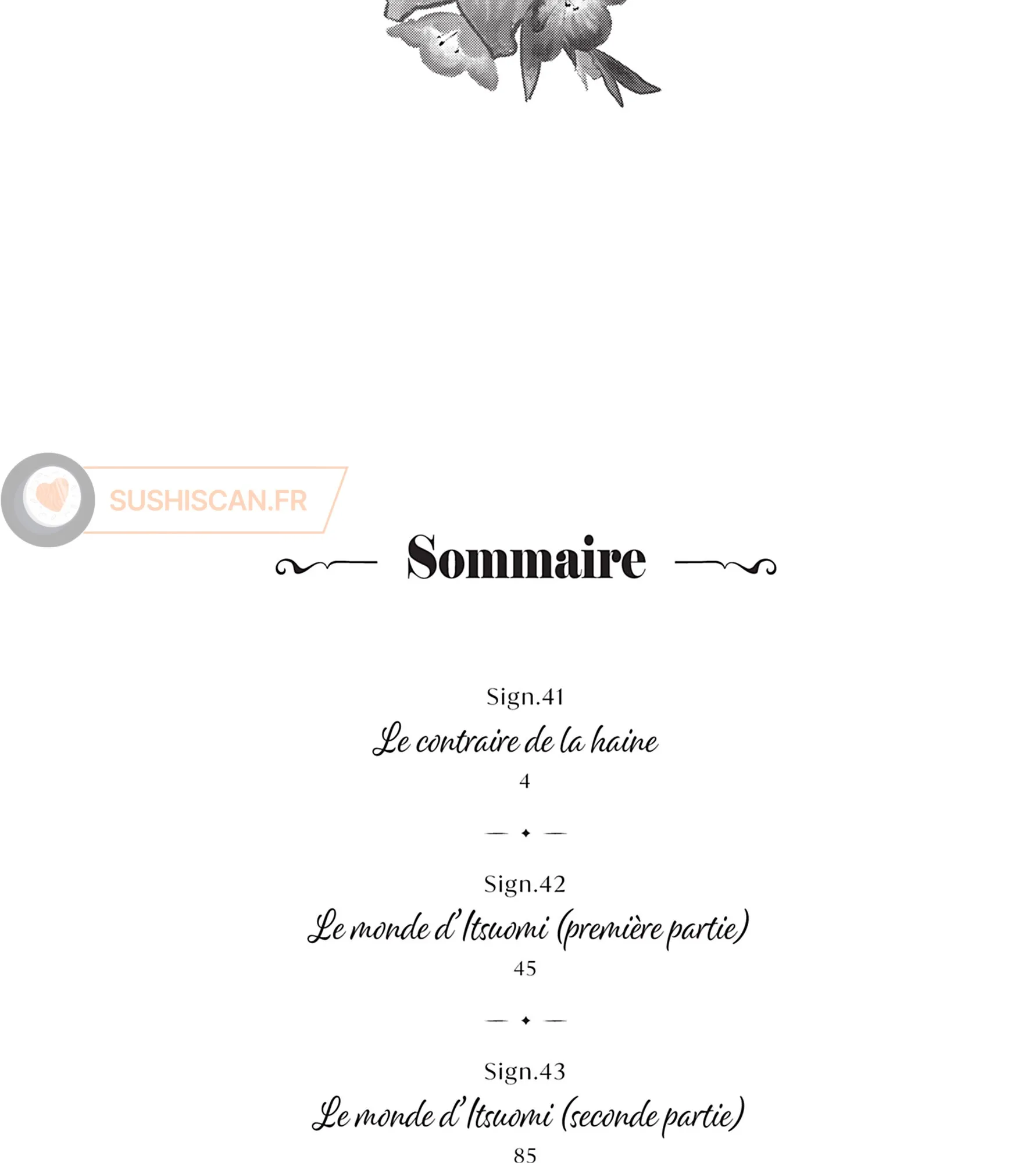 Read A sign of affection FR Manga Online