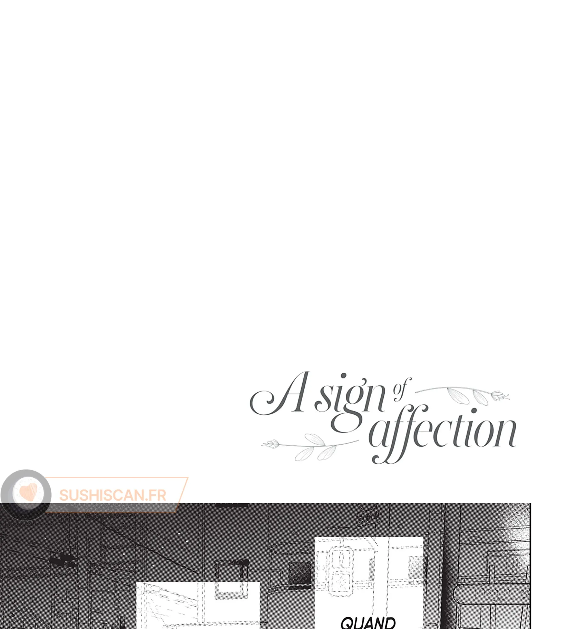 Read A sign of affection FR Manga Online