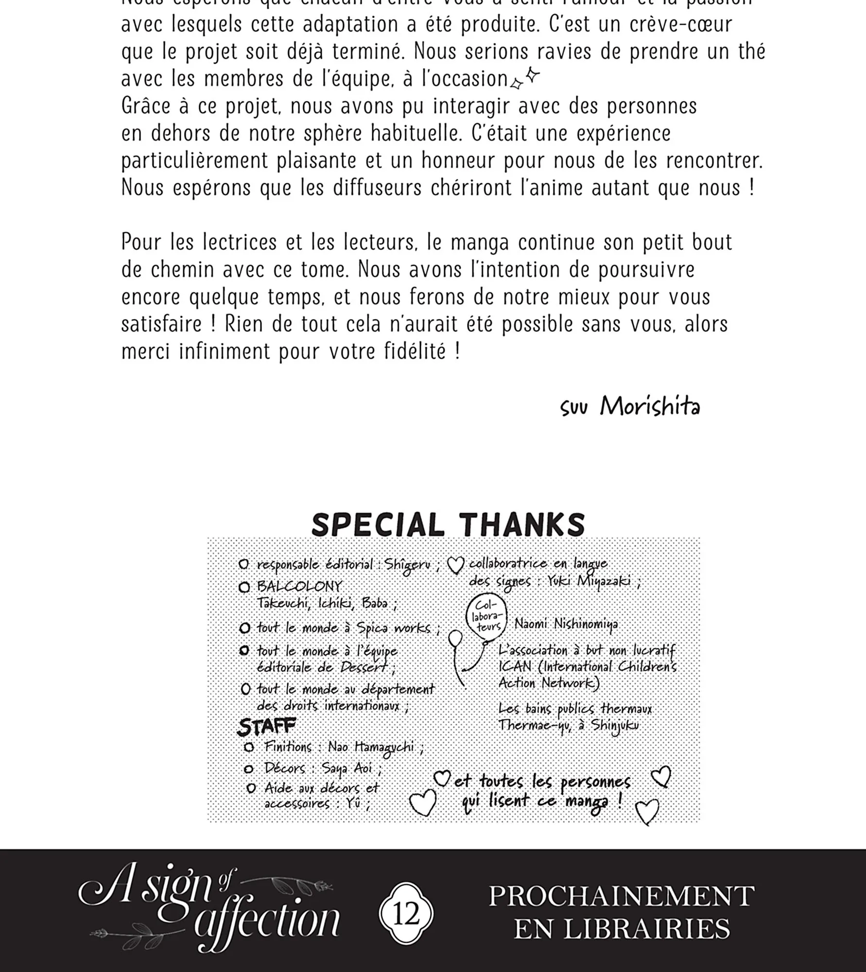 Read A sign of affection FR Manga Online