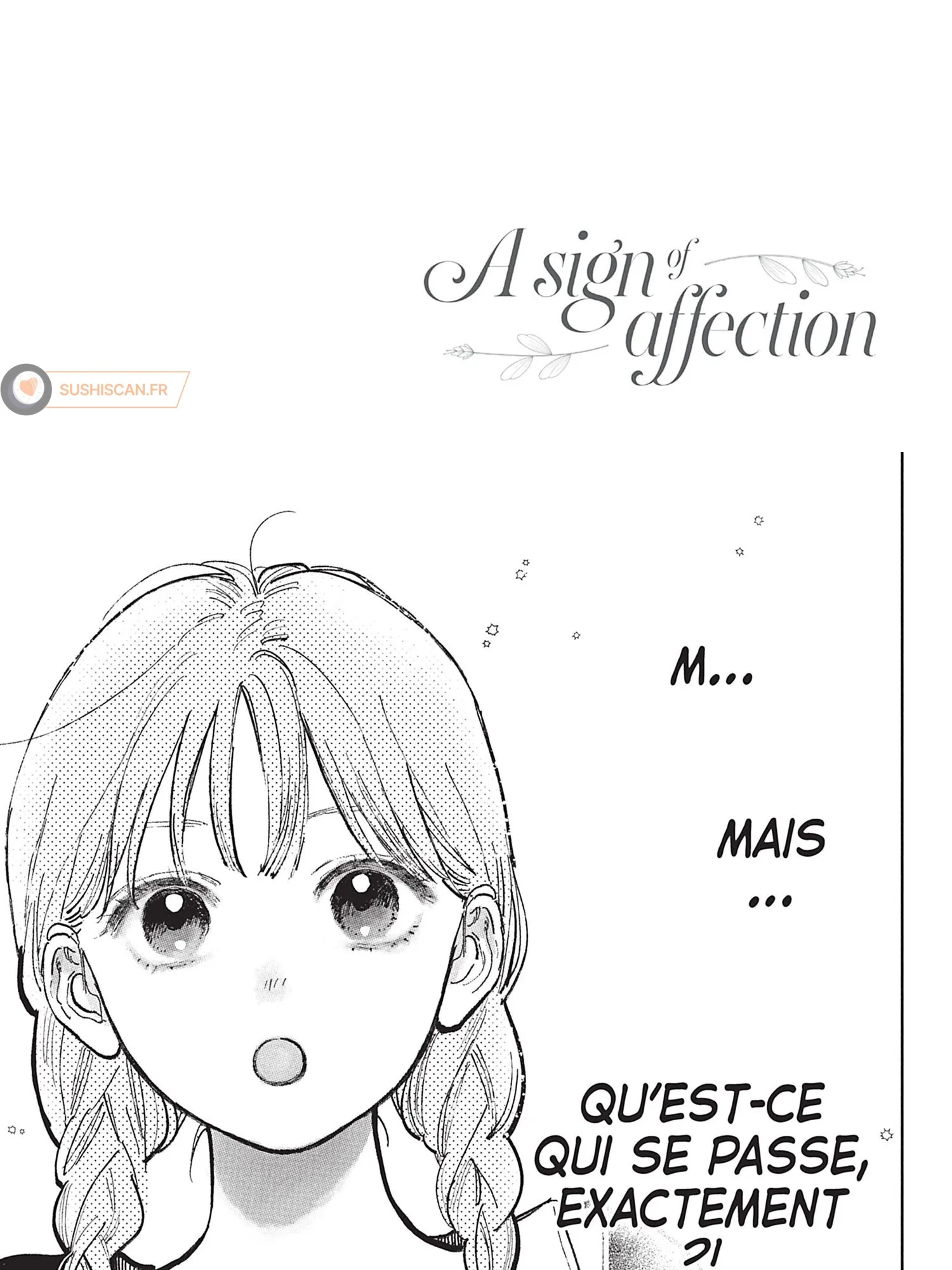 Read A sign of affection FR Manga Online