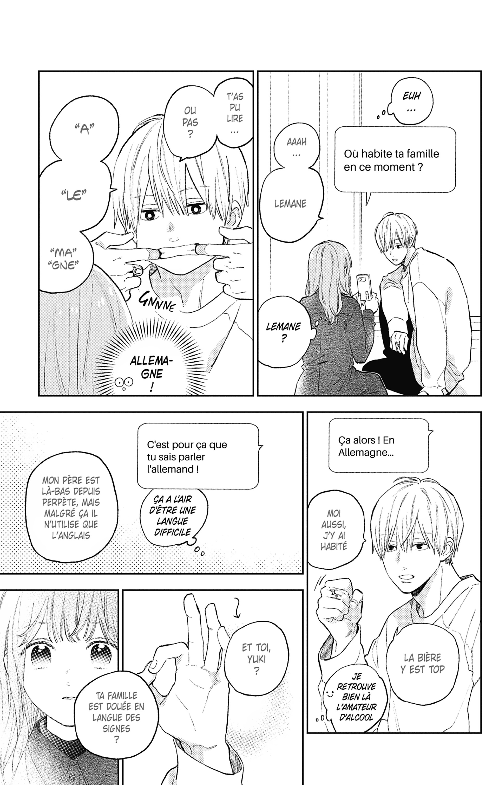 Read A sign of affection FR Manga Online
