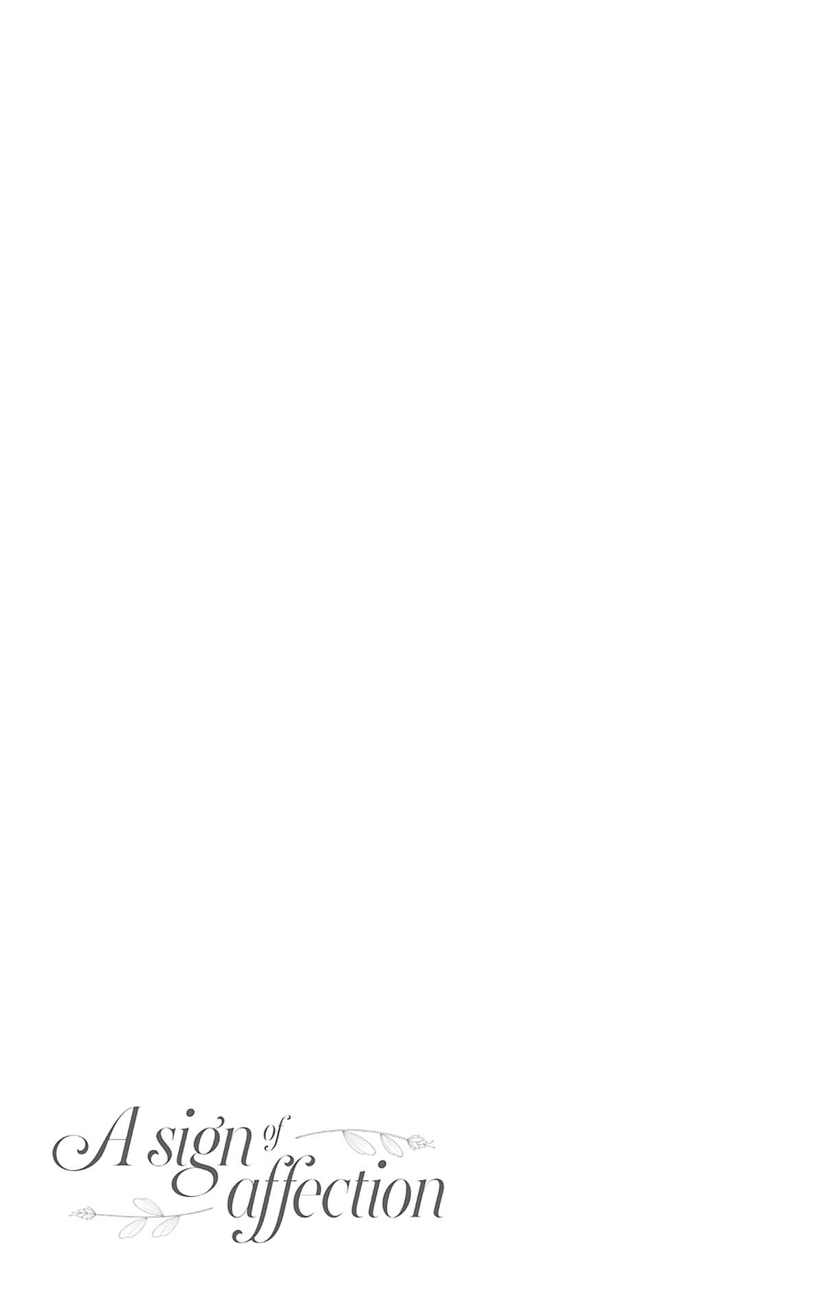 Read A sign of affection FR Manga Online