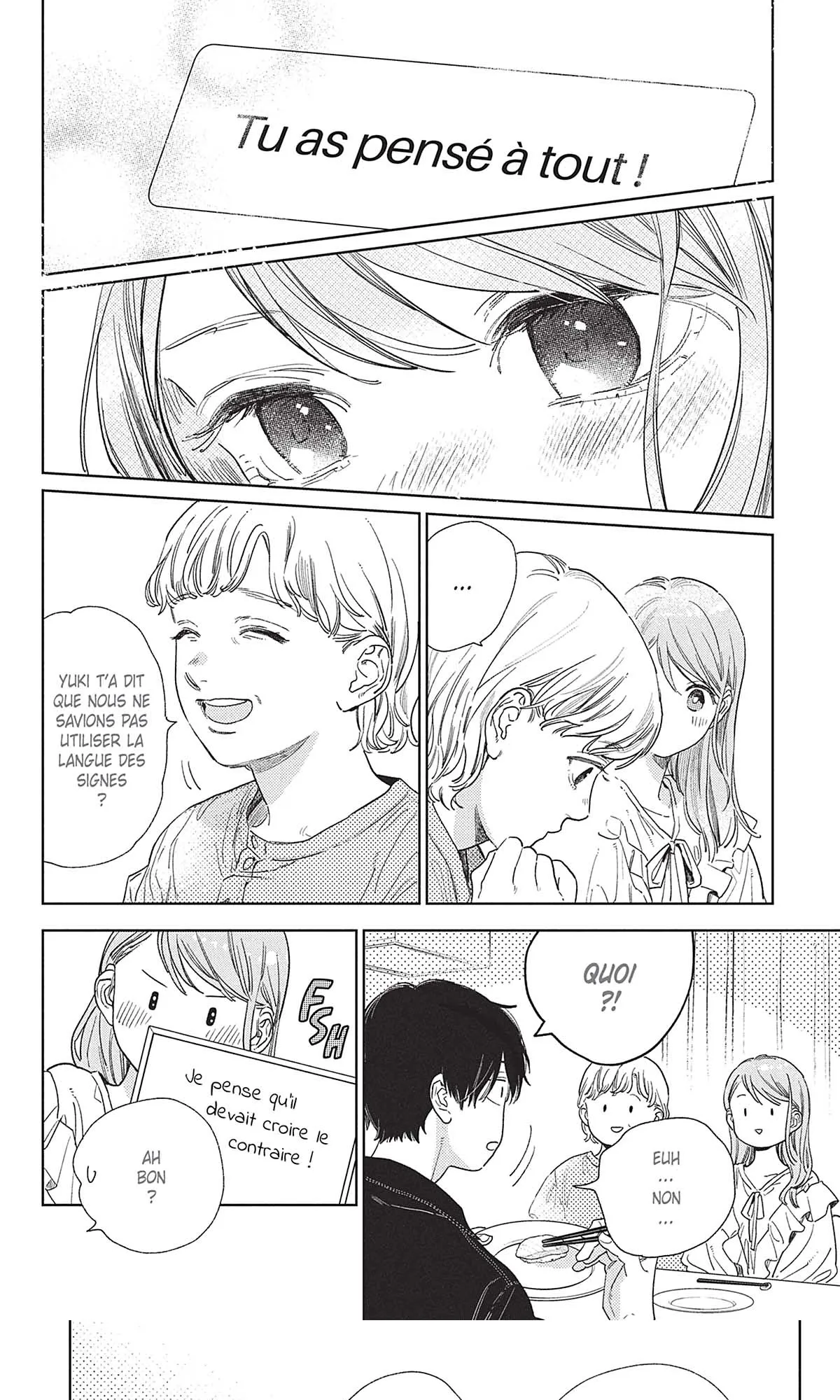 Read A sign of affection FR Manga Online