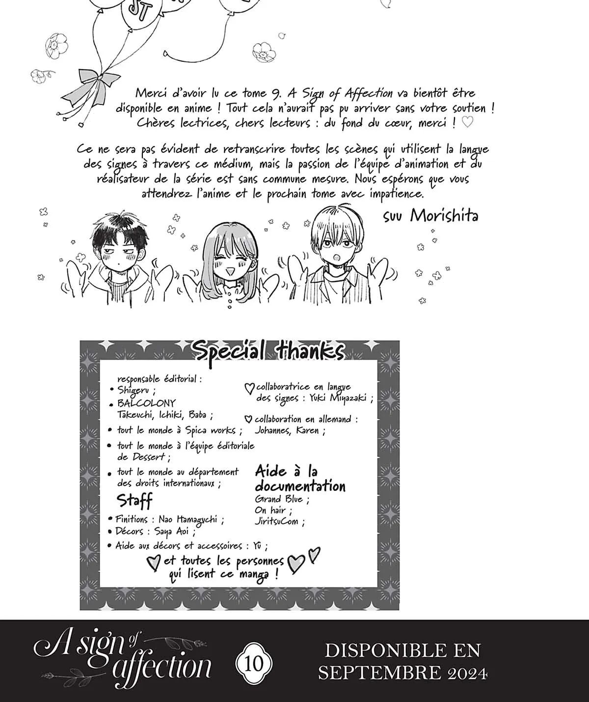 Read A sign of affection FR Manga Online