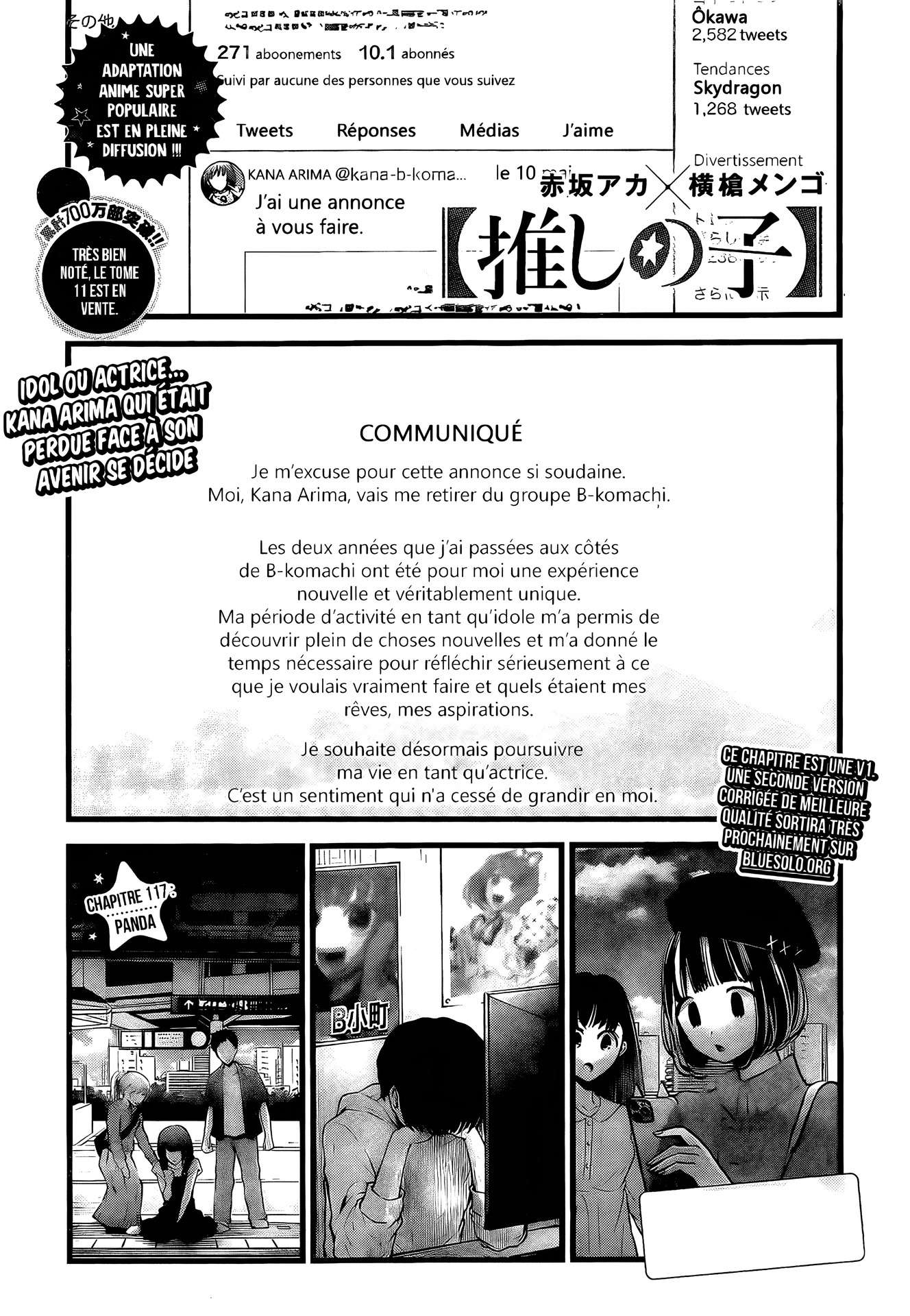 Read Oshi no Ko FR Manga Online