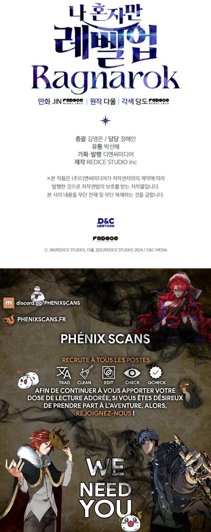 Read Solo Leveling  Ragnarok FR Manga Online