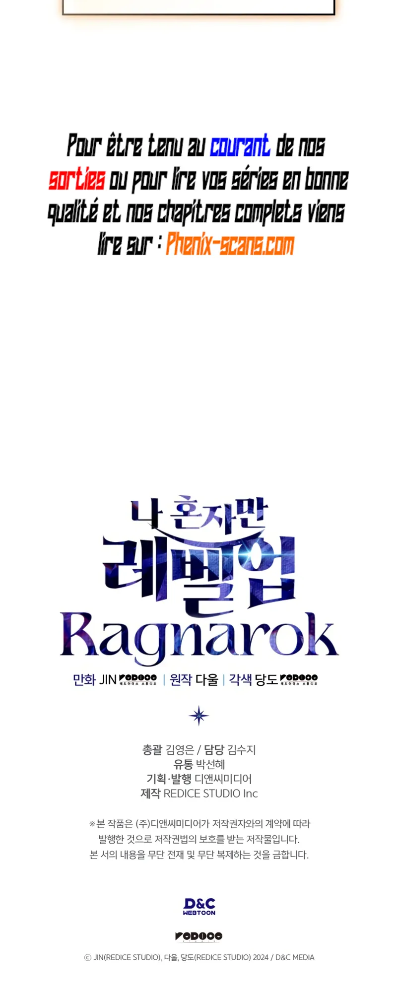 Read Solo Leveling  Ragnarok FR Manga Online