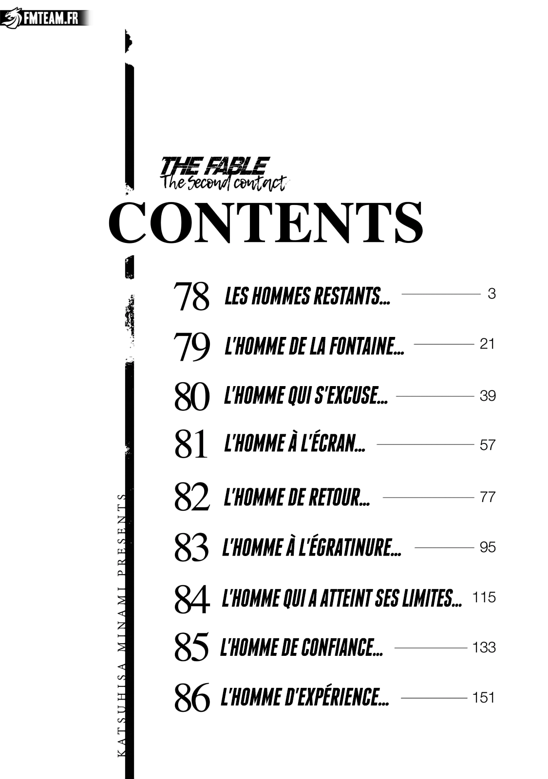 Read The Fable The Second contact FR Manga Online