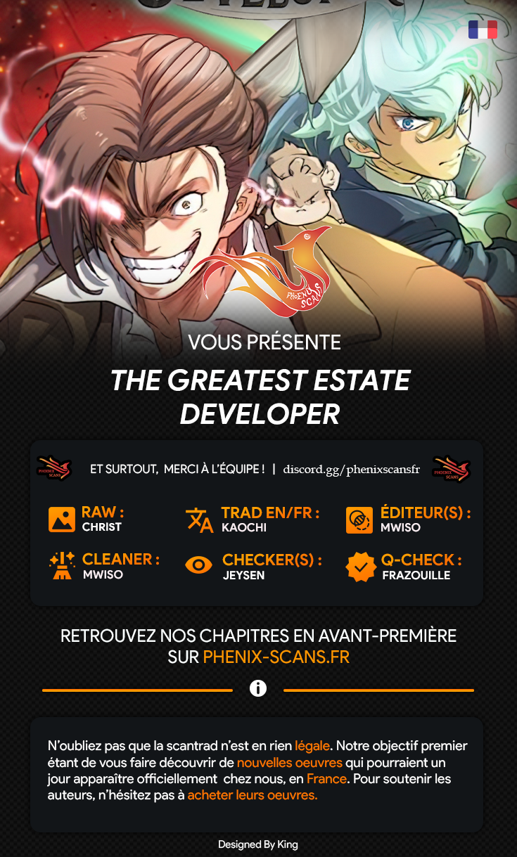 Read The Greatest Estate Developer FR Manga Online