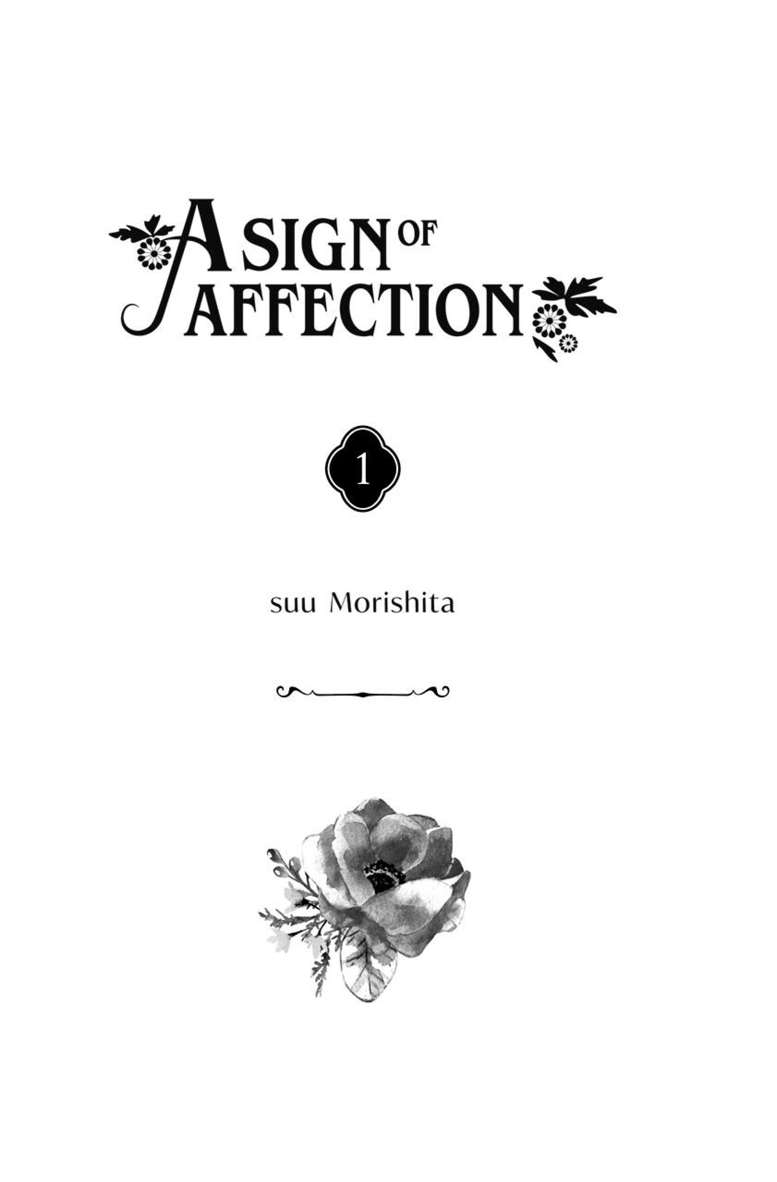 Read A Sign of Affection IT Manga Online