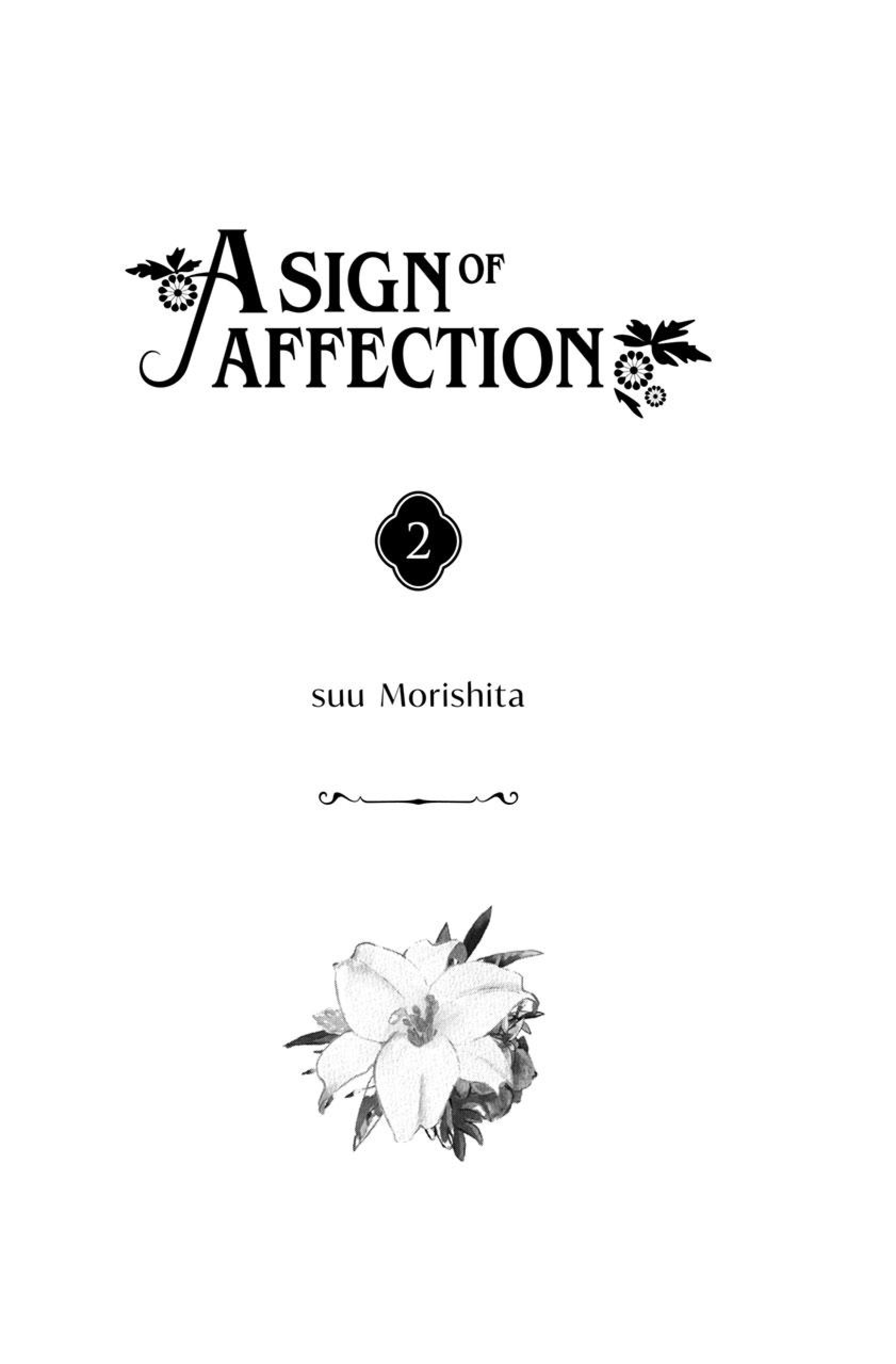 Read A Sign of Affection IT Manga Online