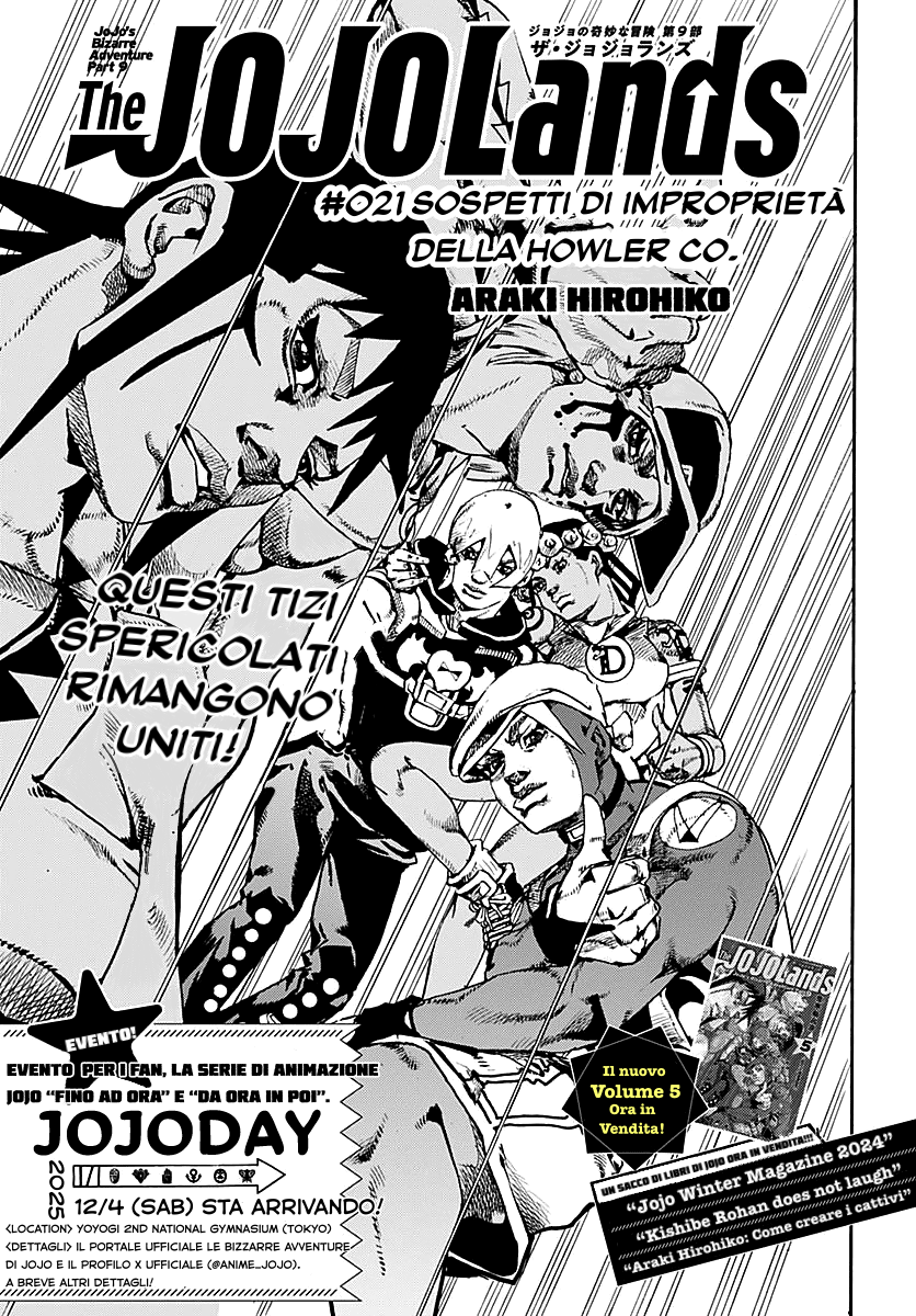 Read JoJo's Bizarre Adventure Part 9  The JOJOLands IT Manga Online