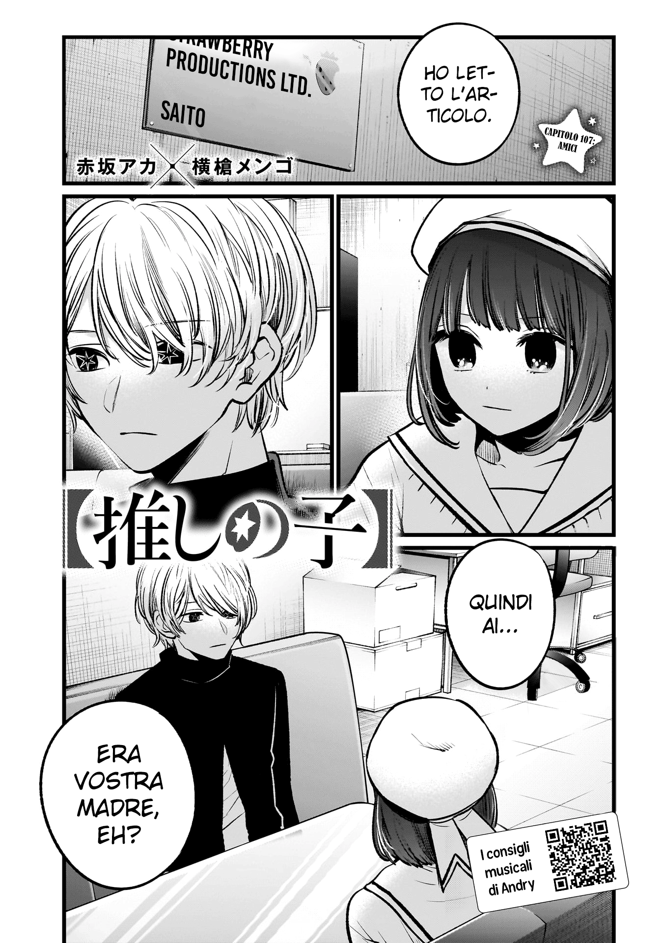 Read Oshi no Ko IT Manga Online